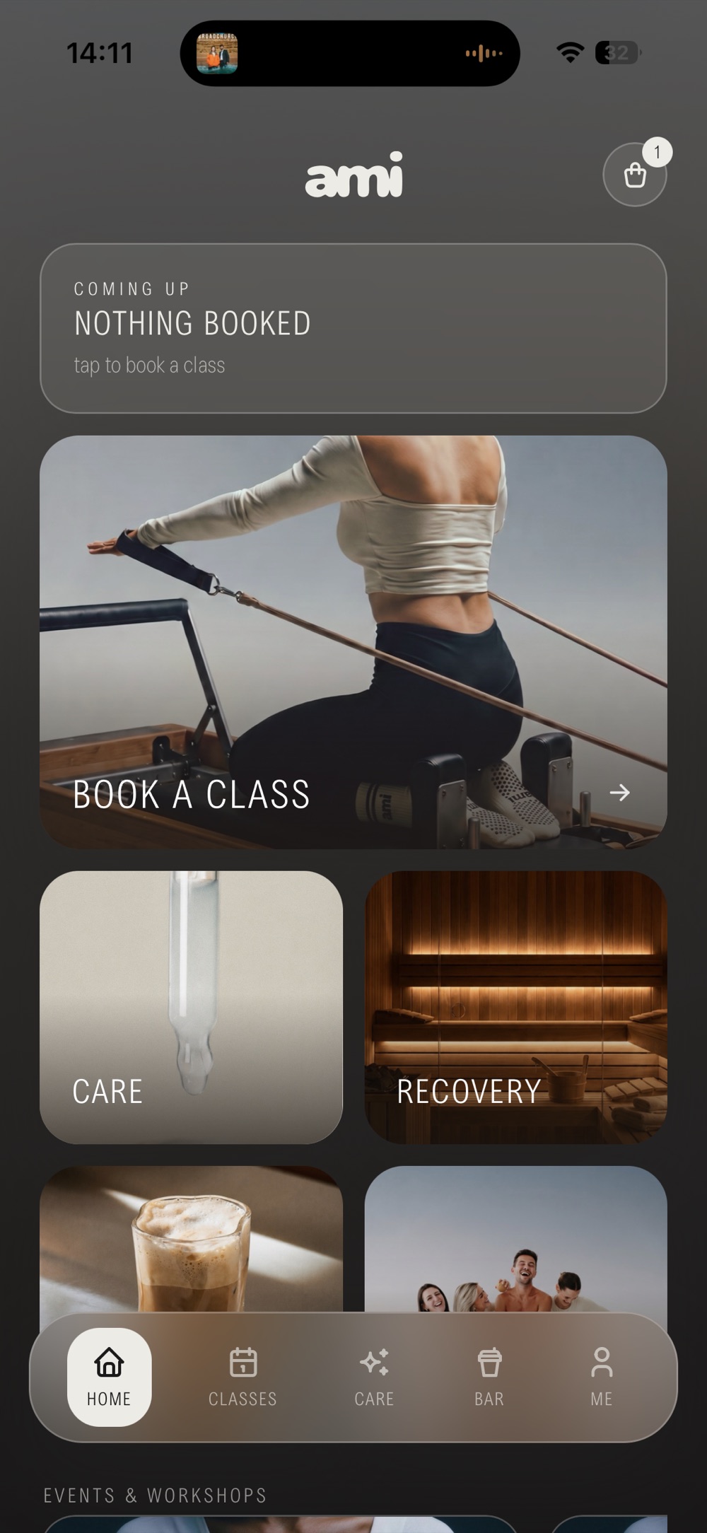 AMI app home